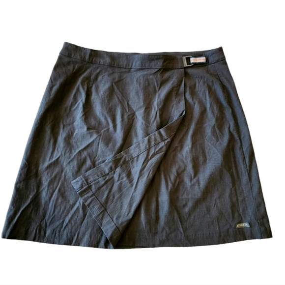 Athleta Dresses & Skirts - ATHLETA black wrap skirt- size Large